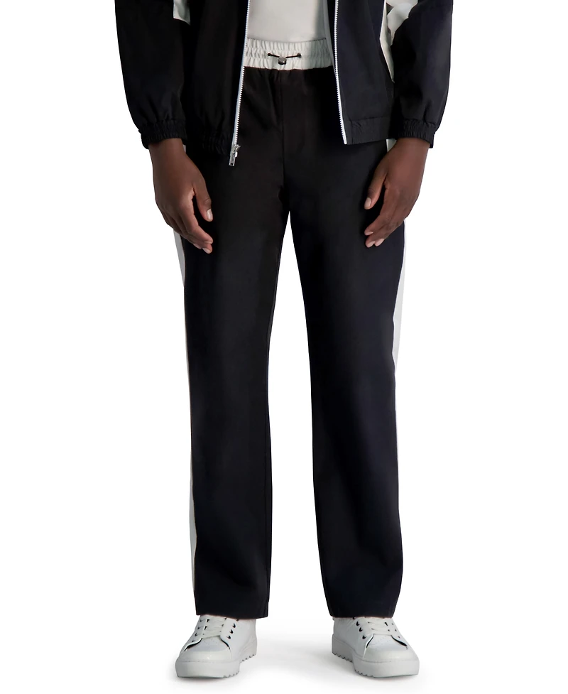 Karl Lagerfeld Paris Men's Relaxed Fit Color Block Track Pants