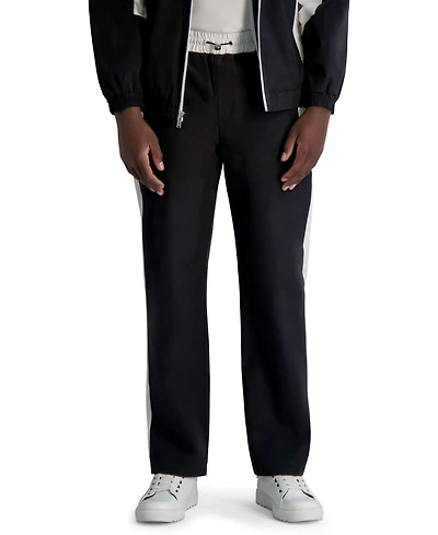 Karl Lagerfeld Paris Men's Relaxed Fit Color Block Track Pants