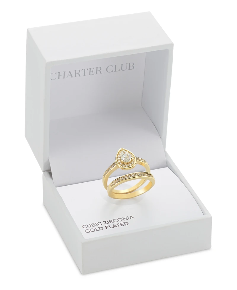 Charter Club Cubic Zirconia Bridal Set, Exclusively at Macy's