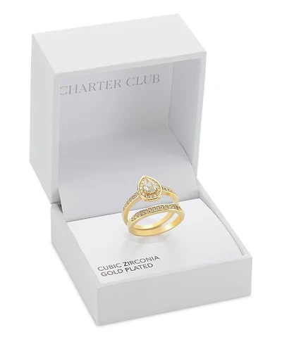 Charter Club Cubic Zirconia Bridal Set, Exclusively at Macy's