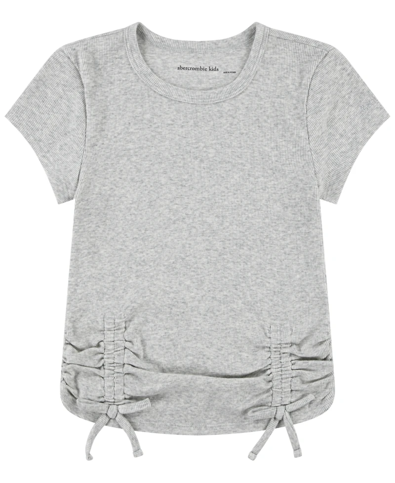 abercrombie kids Girls Ruched Side Bow T-Shirt