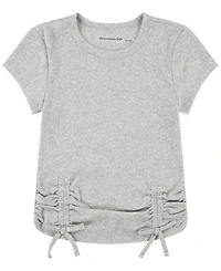abercrombie kids Girls Ruched Side Bow T-Shirt