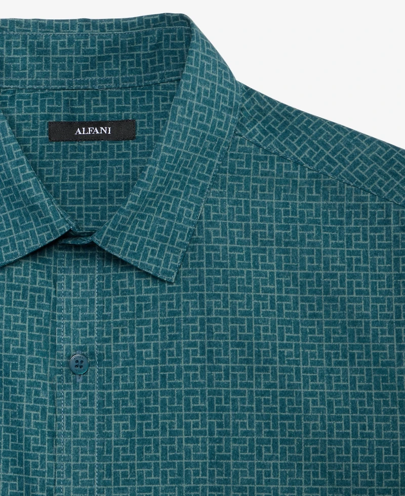 Alfani Men's Basketweave Shirt, Macy's Exclusive