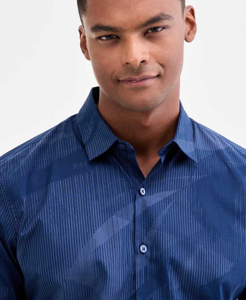 Alfani Men's Interstellar Patterned Shirt