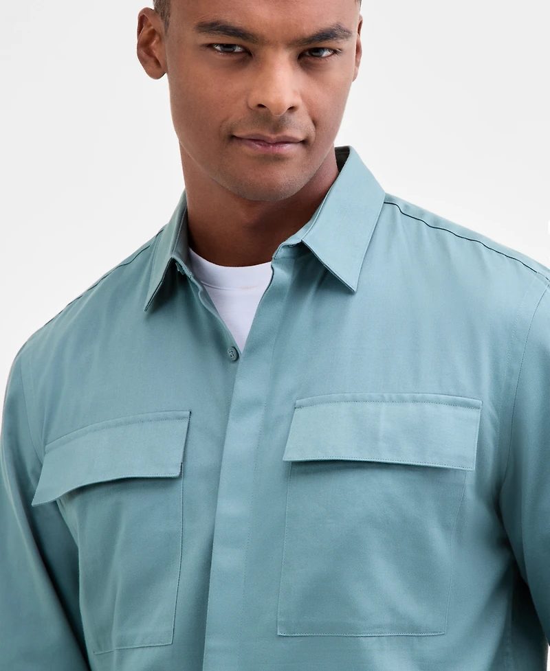 Alfani Men's Owen Regular-Fit Button-Down Shirt