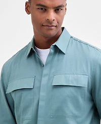 Alfani Men's Owen Regular-Fit Button-Down Shirt