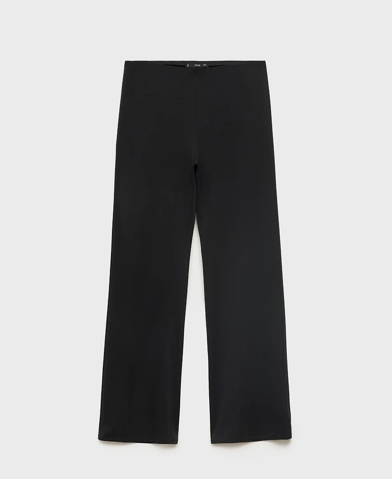 Mango Women's Straight Mid-Rise Pants
