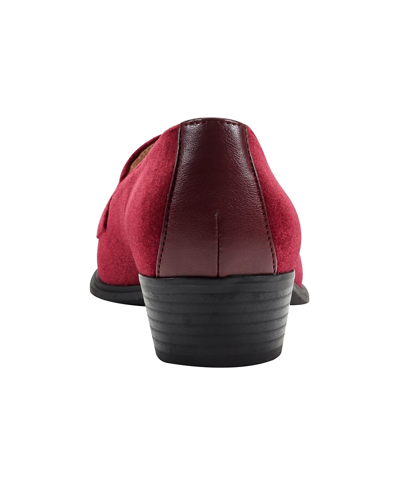 Bandolino Women's Rummie Bit Block Heel Loafers