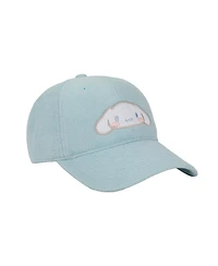 Cinnamoroll Embroidered Character Head Art Adult Blue Baseball Cap