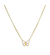 Renewed Hope Pearl Butterfly Necklace