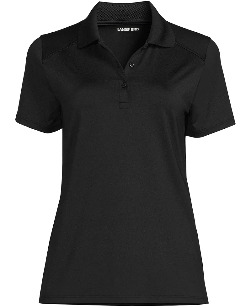 Lands' End Women's Short Sleeve Feminine Fit Rapid Dry Polo Shirt