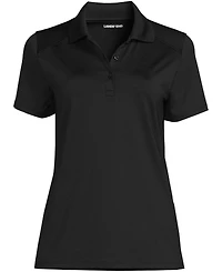 Lands' End Women's Short Sleeve Feminine Fit Rapid Dry Polo Shirt