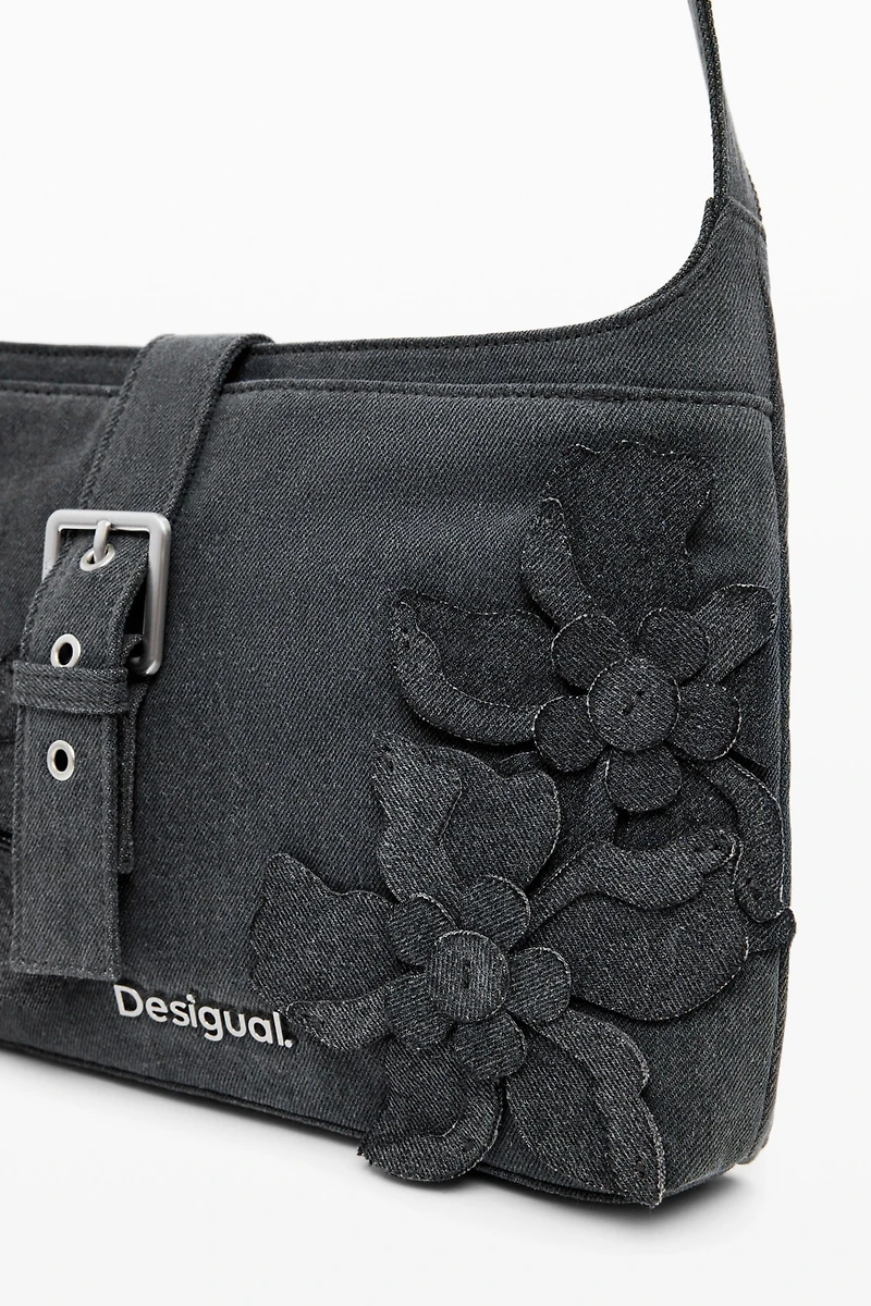 Desigual Women's Medium bag with flower appliques