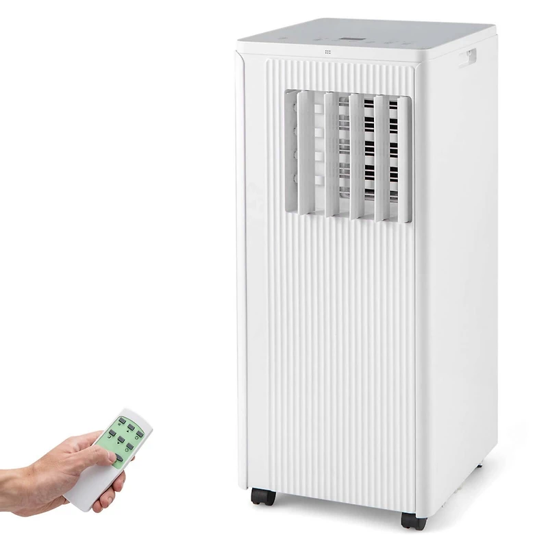 Costway 7100 Btu (10000 Btu Ashrae) Portable Air Conditioner 3-in-1 10000 Btu Ac Unit with Dehumidifier & Cool &Fan