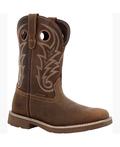 Georgia Boot Men's Core 37 Western 11" Waterproof Pull-On Work