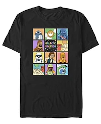 Star Wars Men's Galactic Vacay Short Sleeve T-Shirt