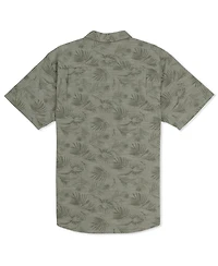 Hurley Men's One and Only Stretch Print Short Sleeve Shirt