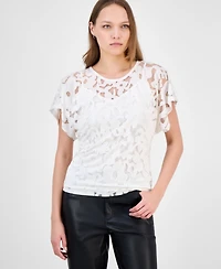 Boss Orange Women's Floral Lace Top