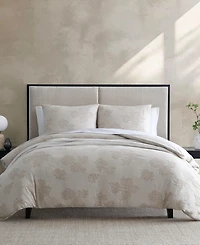 Vera Wang Roses Cotton Jacquard 3-Pc. Comforter Set