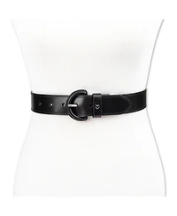 Cole Haan Women's Casual Leather Covered Buckle Belt