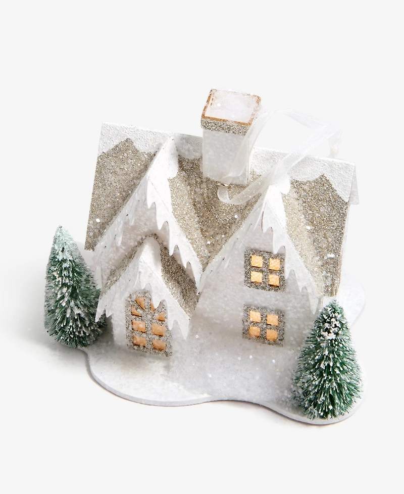 Holiday Lane Enchanted Emerald Light-Up House Ornament, Macy's Exclusive