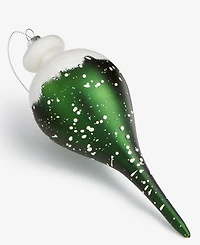 Holiday Lane Enchanted Emerald Glass Drop Ornament, Macy's Exclusive
