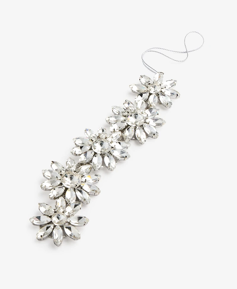 Holiday Lane Jeweled Classics Snowflake Cluster Ornament, Macy's Exclusive