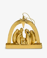 Holiday Lane Blessed Arched Nativity Scene Ornament, Macy's Exclusive