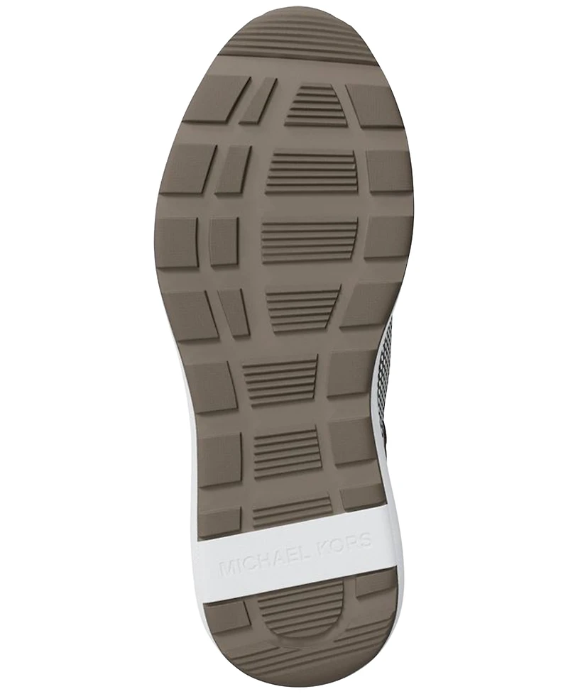 Michael Kors Men's Trevor Leather & Mesh Trainers