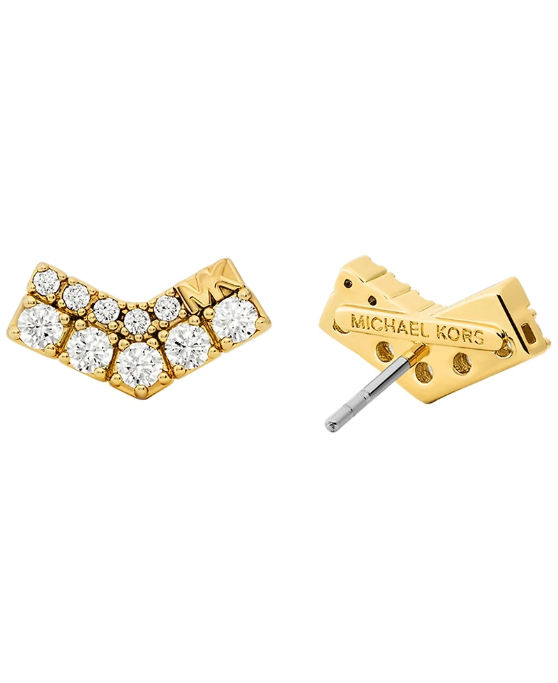 Michael Kors Cubic Zirconia Pave Stud Earrings