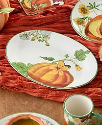 Certified International Harvest Fields Oval Platter