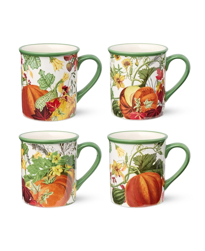 Certified International Harvest Fields Mugs, Set of 4