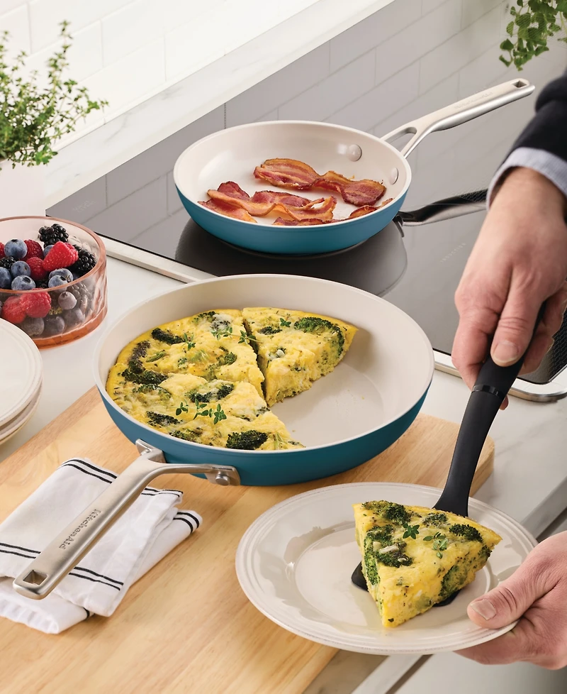 KitchenAid Hard-Anodized Ceramic Induction 2-Pc. Skillet Set