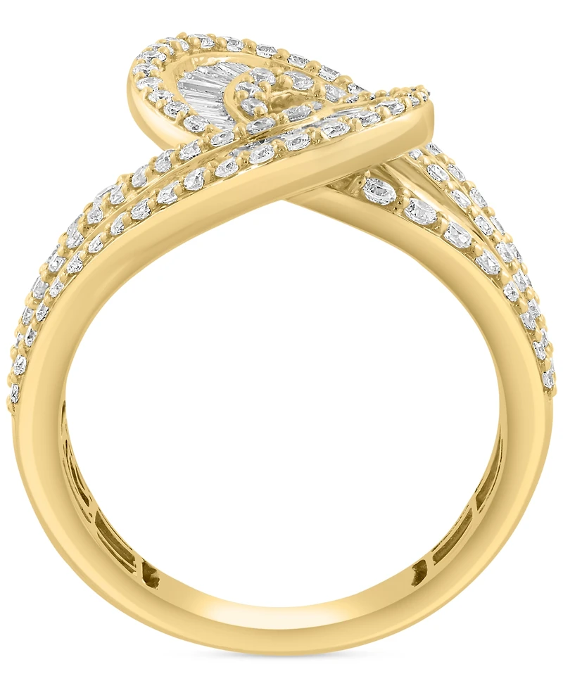 Effy Lab Grown Diamond Statement Ring (1-3/8 ct. t.w.) in 14k Yellow Gold