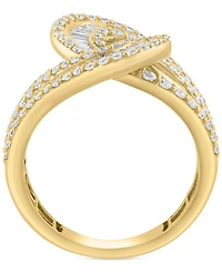 Effy Lab Grown Diamond Statement Ring (1-3/8 ct. t.w.) in 14k Yellow Gold