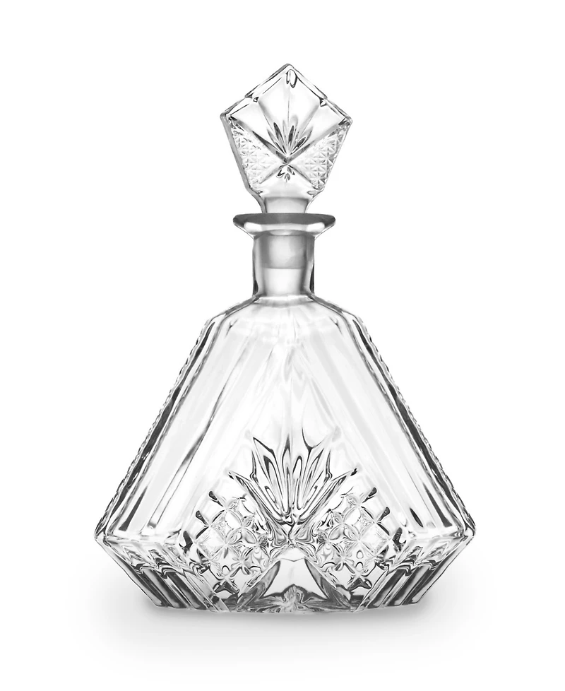 Godinger Dublin Triangular Crystal Decanter, 20 oz.
