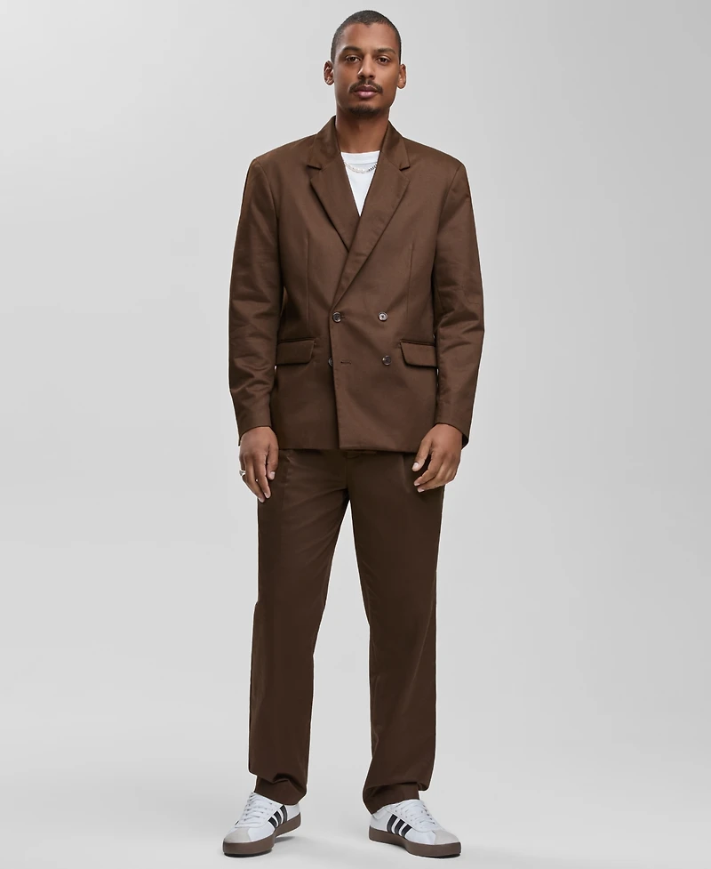Mode of One Men's Relaxed Fit Double Breasted Blazer, Macy's Exclusive