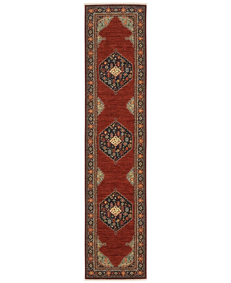 Oriental Weavers Lilihan 5503M 2'6"x12' Runner Area Rug