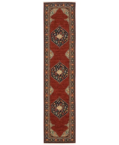 Oriental Weavers Lilihan 5503M 2'6"x12' Runner Area Rug