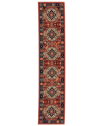 Oriental Weavers Lilihan 2061V 2'6"x12' Runner Area Rug