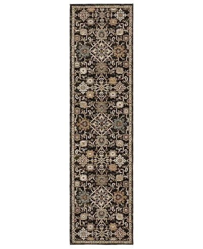 Oriental Weavers Andorra 2396B 2'6"x12' Runner Area Rug
