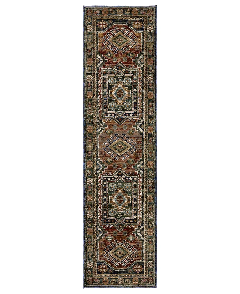 Oriental Weavers Andorra 2442A 2'3"x8' Runner Area Rug