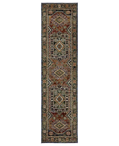 Oriental Weavers Andorra 2442A 2'3"x8' Runner Area Rug