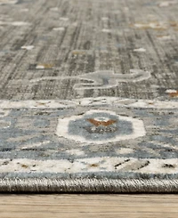 Oriental Weavers Ellington ELL09 2'3"x7'6" Runner Area Rug