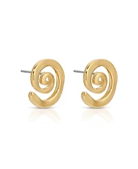 Ettika Aura Swirl Stud Earrings