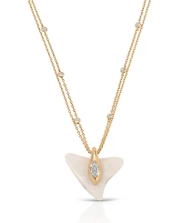 Ettika Deep Ocean Shark Pendant Necklace