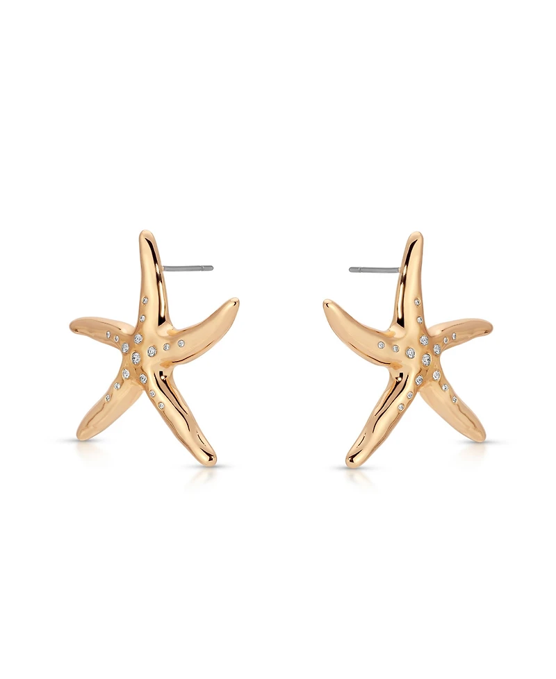Ettika Starfish Luxe Statement Earrings