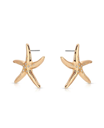 Ettika Starfish Luxe Statement Earrings