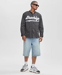 Mode of One Men's Long-Sleeve Pinstripe Shirt, Macy's Exclusive