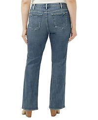 Silver Jeans Co. Plus Size Suki Mid Rise Curvy Fit Bootcut Jeans